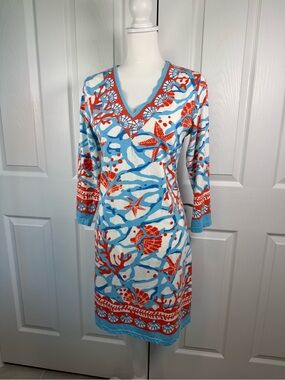 Boho Barbara Gerwit Nautical, Midi Sheath Dress Multicolor
Women's ~L✨